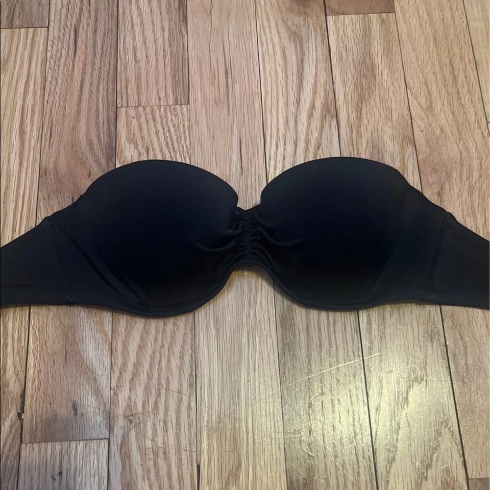 32A Black Bandeau VS Bathing Suit Top